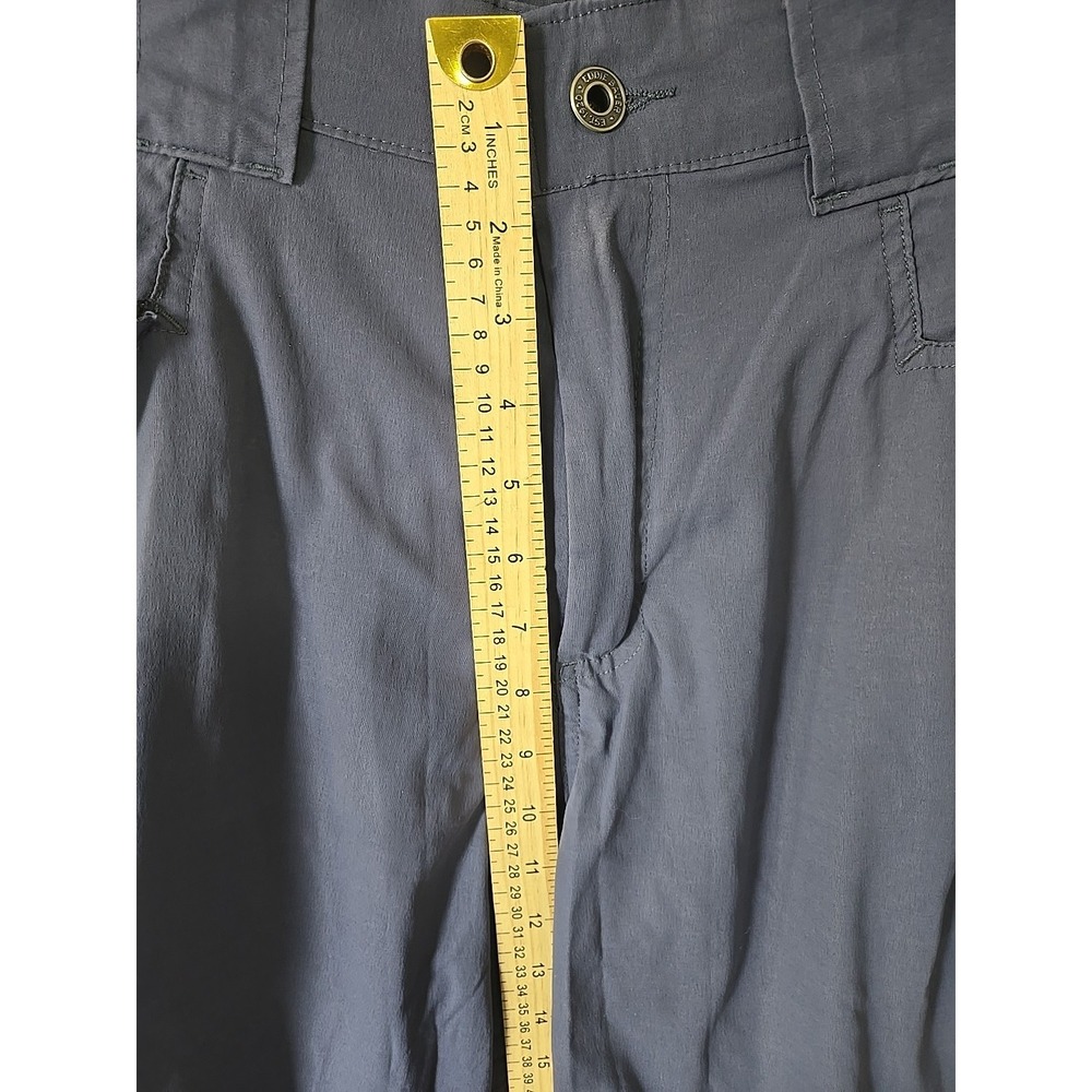 Eddie Bauer Rainier Shorts Men's 36 Blue Hiking Cargo Travex Stretch Tech 10" - Picture 5 of 12